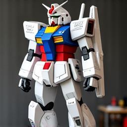 Featured Gundam plastic model kit